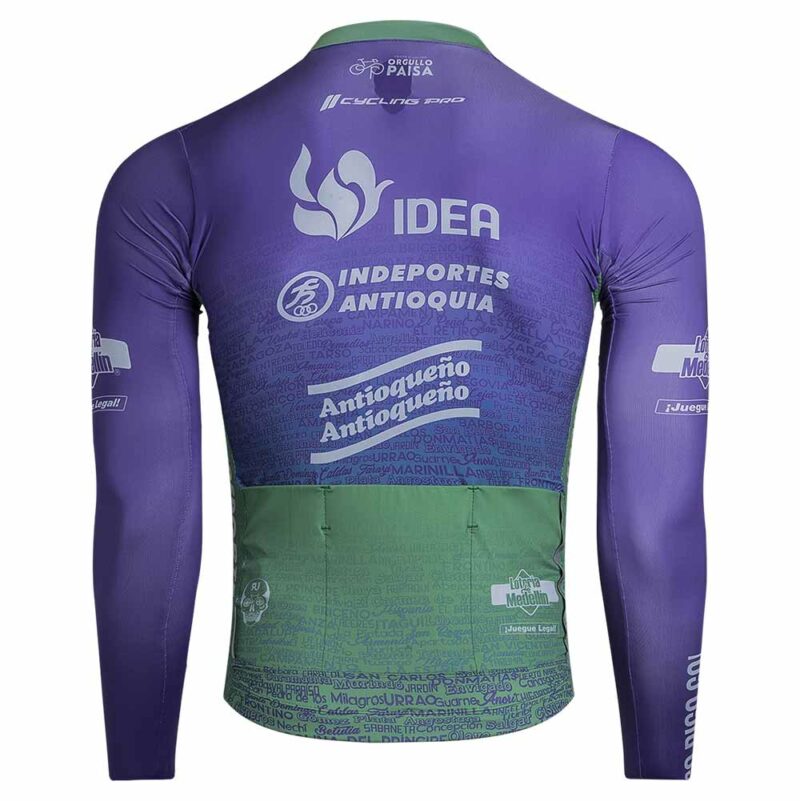 Jersey Ciclismo KM100 Manga Longa Orgullo Paisa