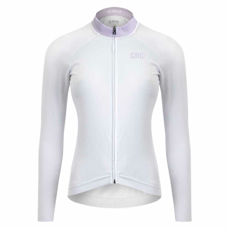 Jersey Ciclismo KM100 Manga Curta Comfort Amatista Manga Longa