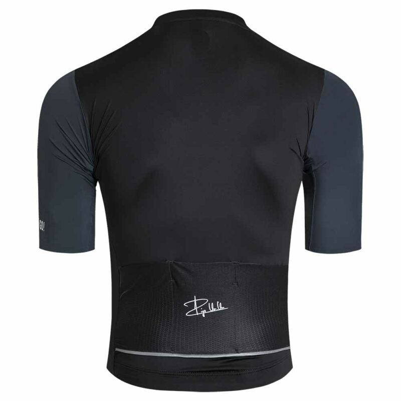 Jersey Ciclismo Manga Curta KM100 Mar Negro