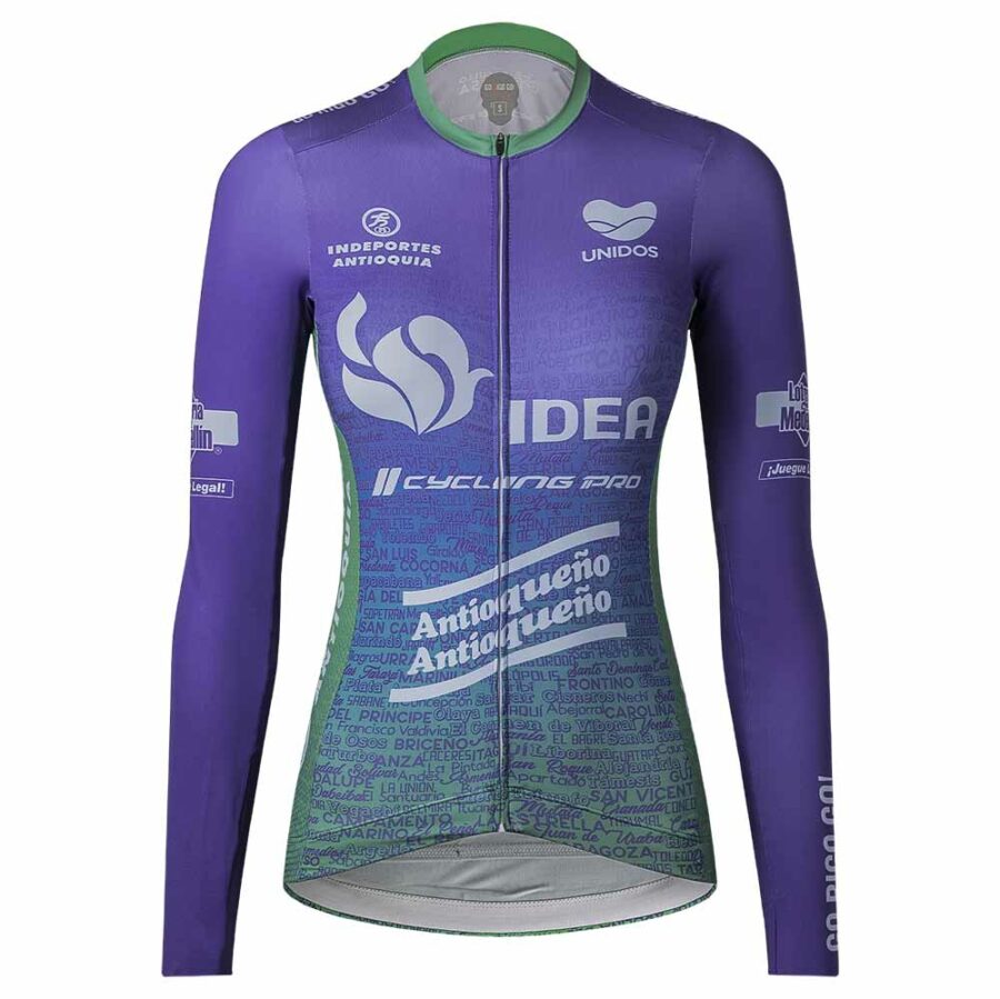 Jersey Ciclismo KM100 Manga Longa Orgullo Paisa