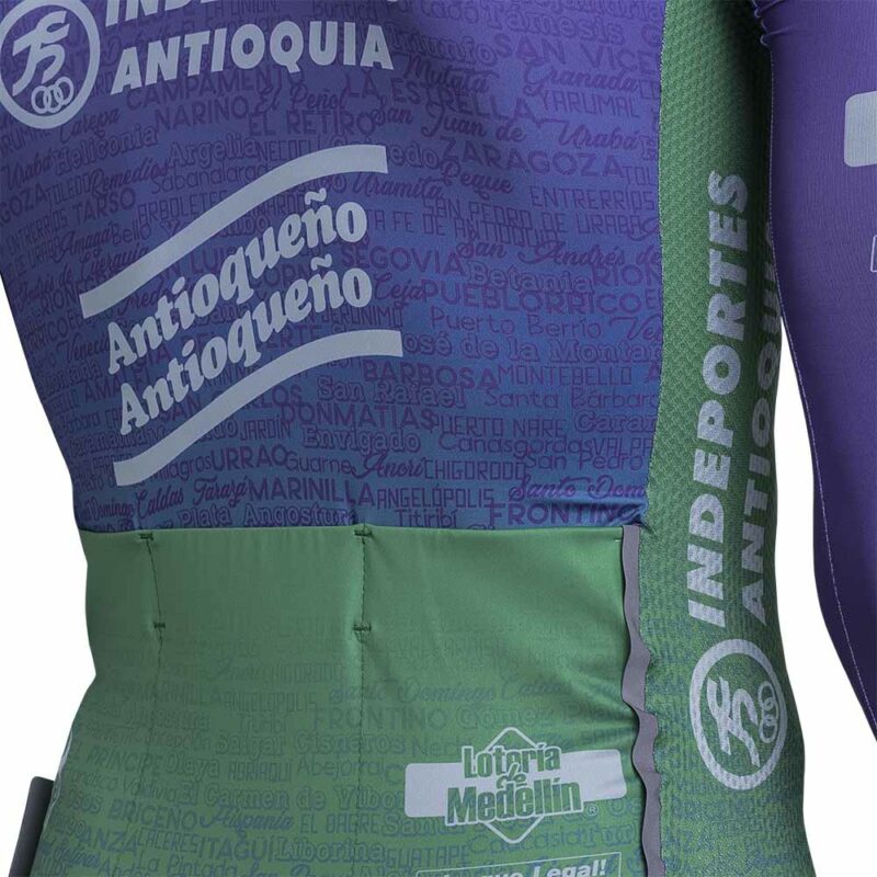 Jersey Ciclismo KM100 Manga Longa Orgullo Paisa