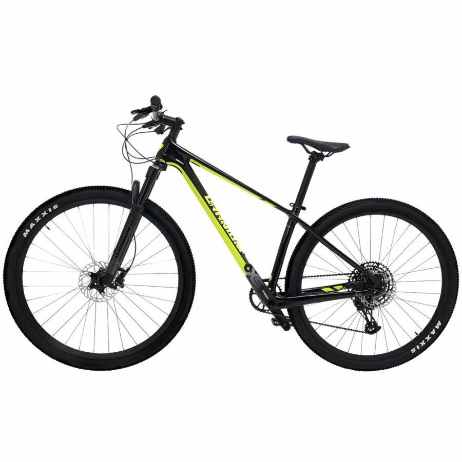 Bicicleta Uranium Mtb Solar Preta E Neon